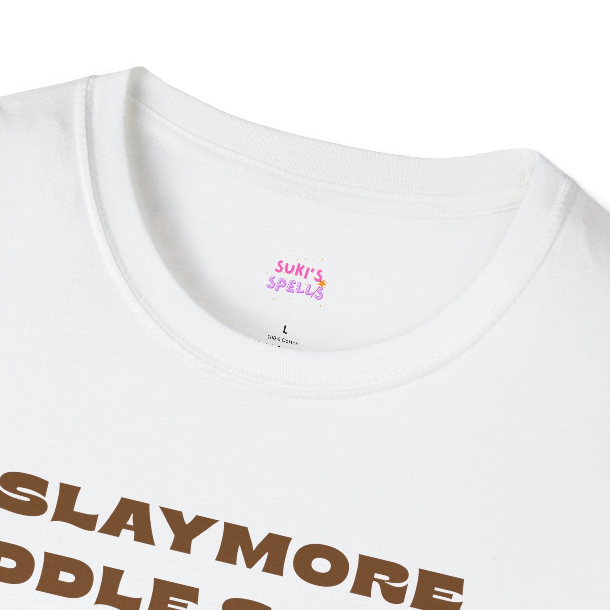 Slaymore Middle School Unisex Softstyle T-Shirt, Everyday Wear, Fitness Apparel, Inspirational Quotes Shirt