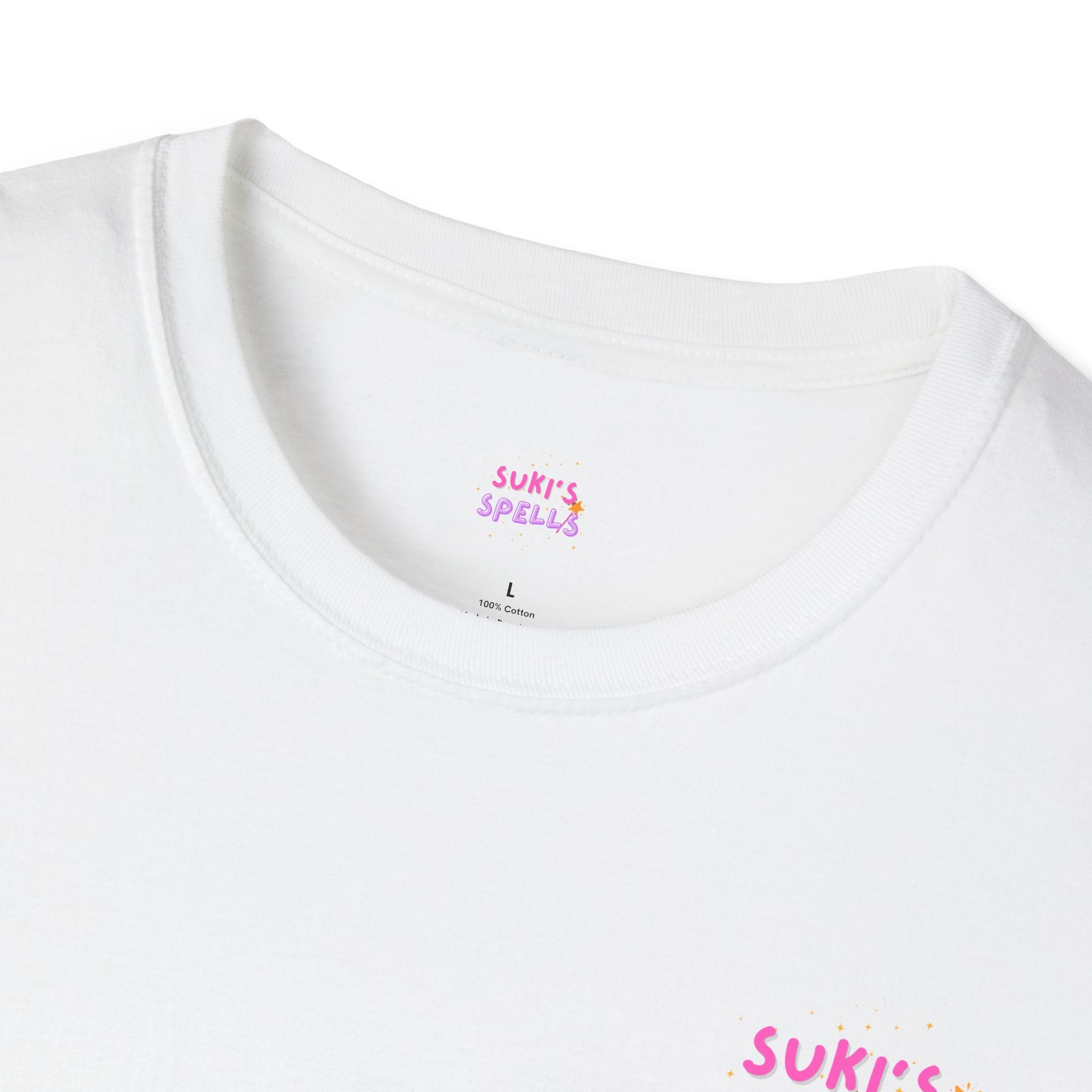 Suki's Spells EXCLUSIVE HALLOWEEN SALE, Unisex Softstyle T-Shirt, Everyday Wear, Fitness Apparel, Inspirational Quotes Shirt