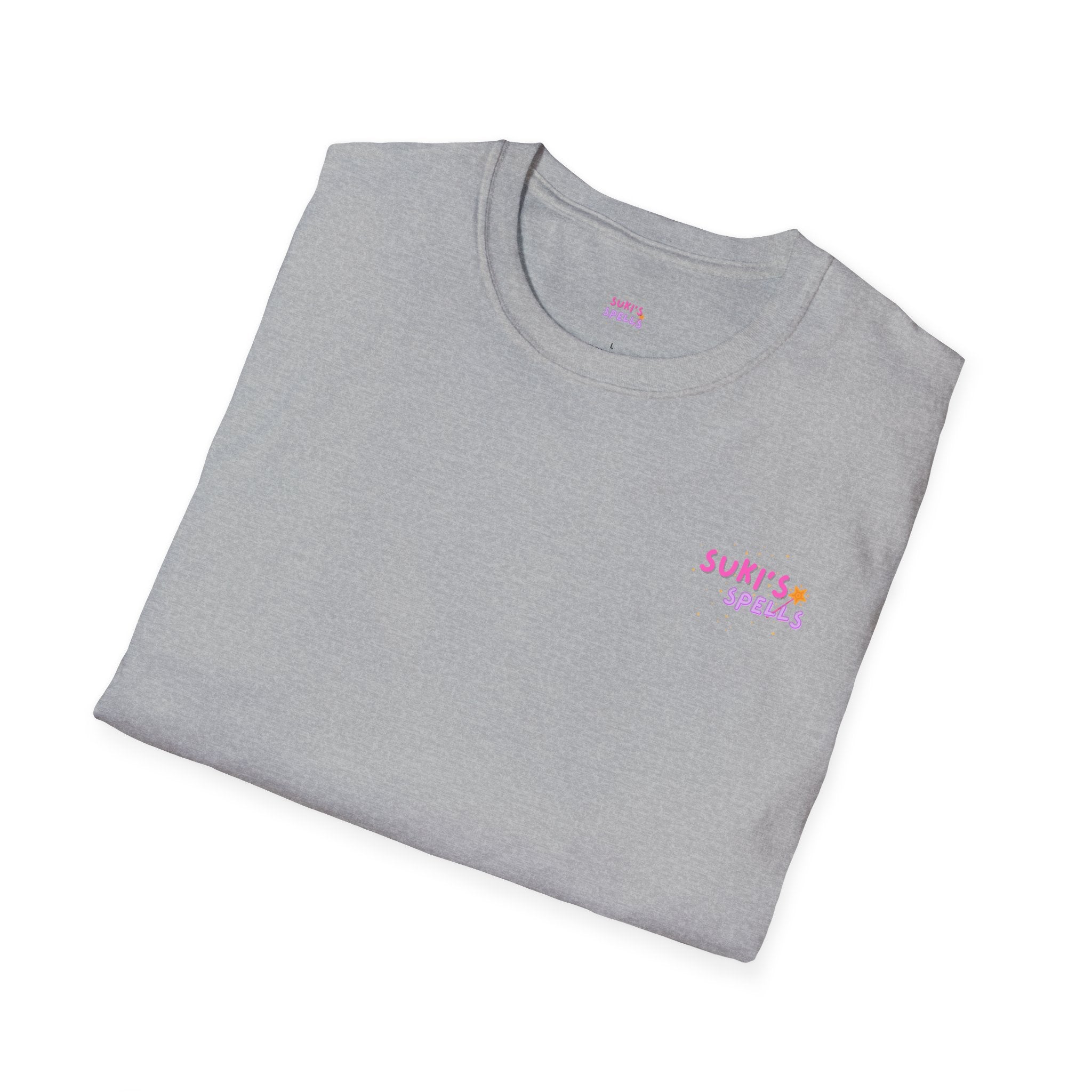 Suki's Spells EXCLUSIVE HALLOWEEN SALE PRODUCT, Unisex Softstyle T-Shirt, Everyday Wear, Fitness Apparel, Inspirational Quotes Shirt