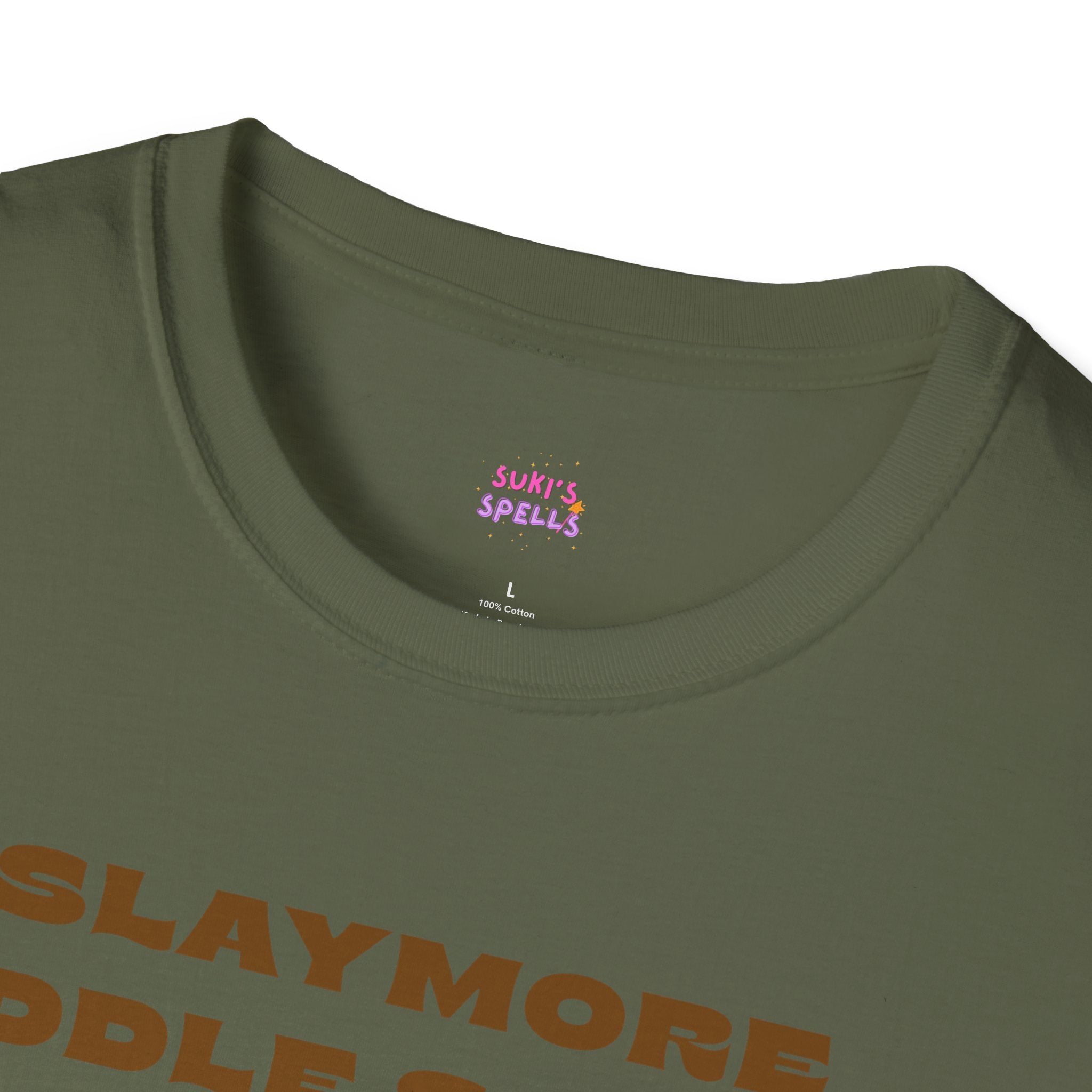 Slaymore Middle School Unisex Softstyle T-Shirt, Everyday Wear, Fitness Apparel, Inspirational Quotes Shirt