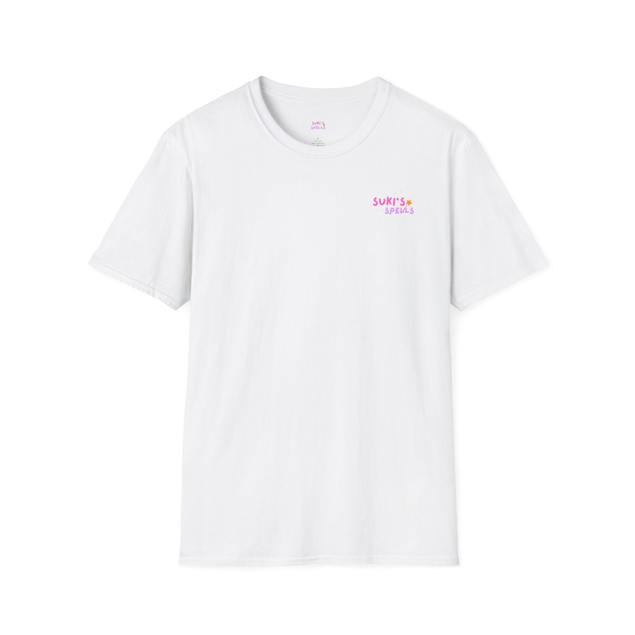 Suki's Spells EXCLUSIVE HALLOWEEN SALE, Unisex Softstyle T-Shirt, Everyday Wear, Fitness Apparel, Inspirational Quotes Shirt