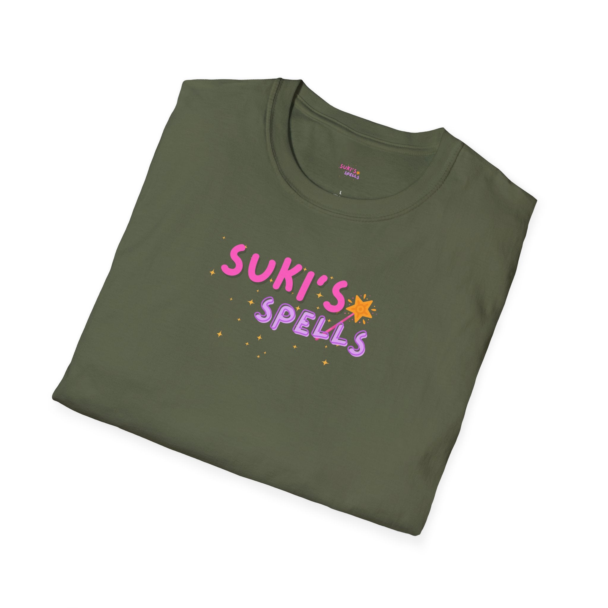 Suki's Spell T-Shirt, Unisex Softstyle Tee, Gifts, Casual Wear, Birthday Presents, Everyday Comfort