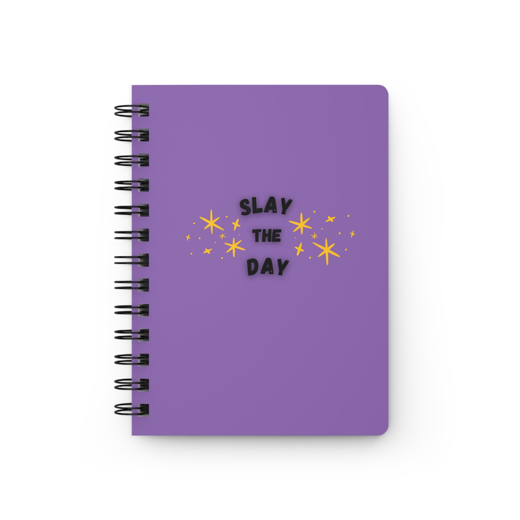 Slay the Day Spiral Bound Journal for Dreamers, Perfect for Self-Care, Goal Setting, and Daily Planning, Gifts for Students