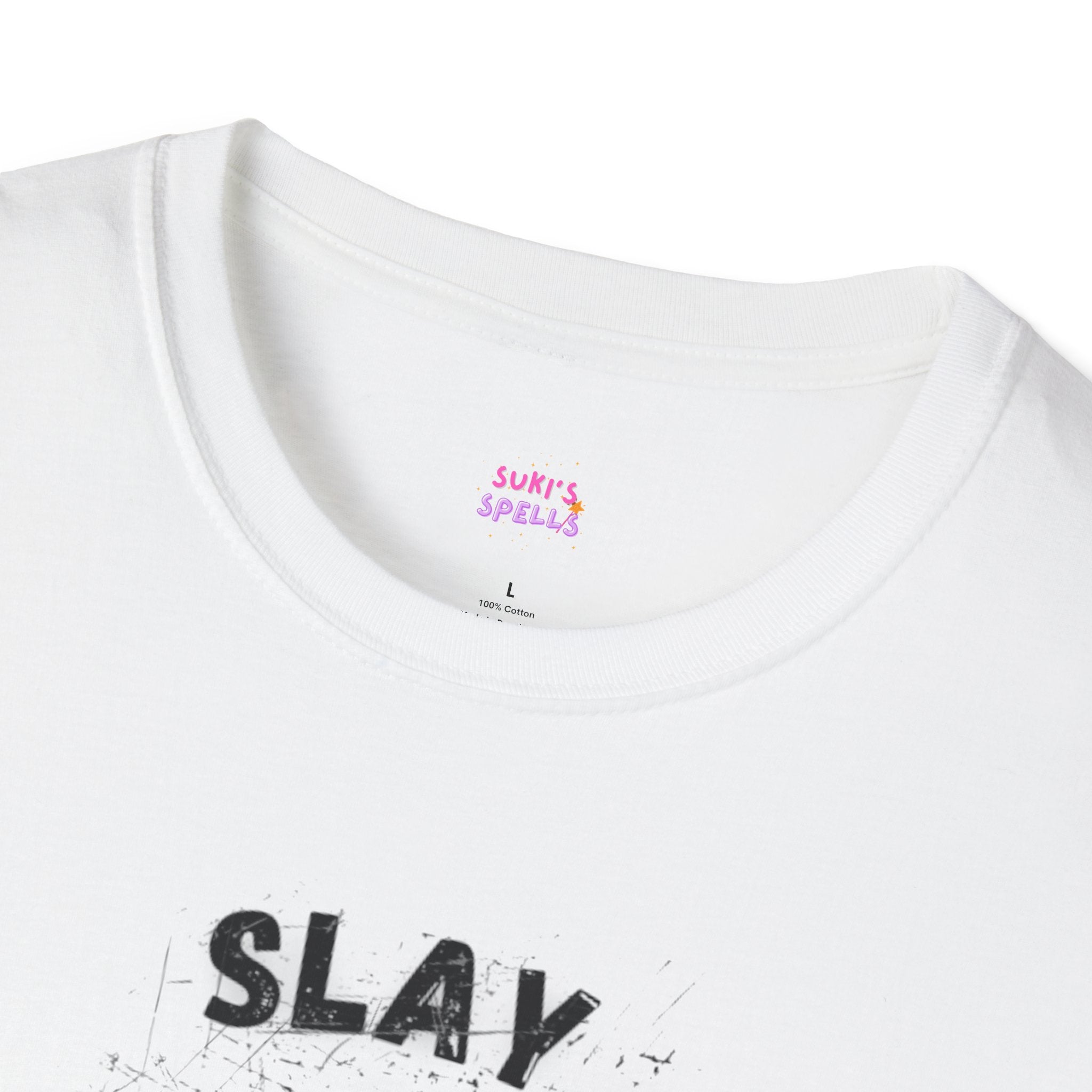 Slay The Day Tee - Unisex Softstyle T-Shirt, Everyday Wear, Fitness Apparel, Inspirational Quotes Shirt