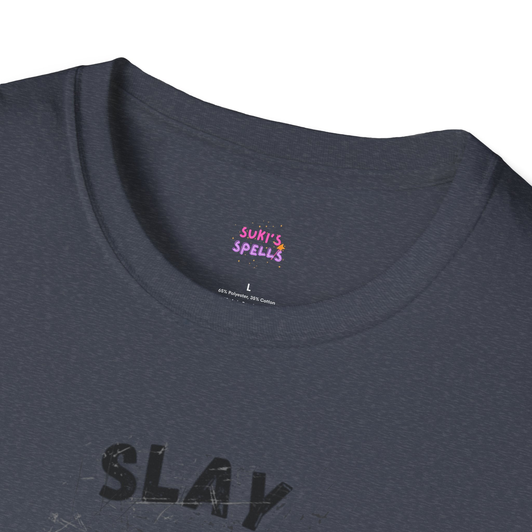 Slay The Day Tee - Unisex Softstyle T-Shirt, Everyday Wear, Fitness Apparel, Inspirational Quotes Shirt