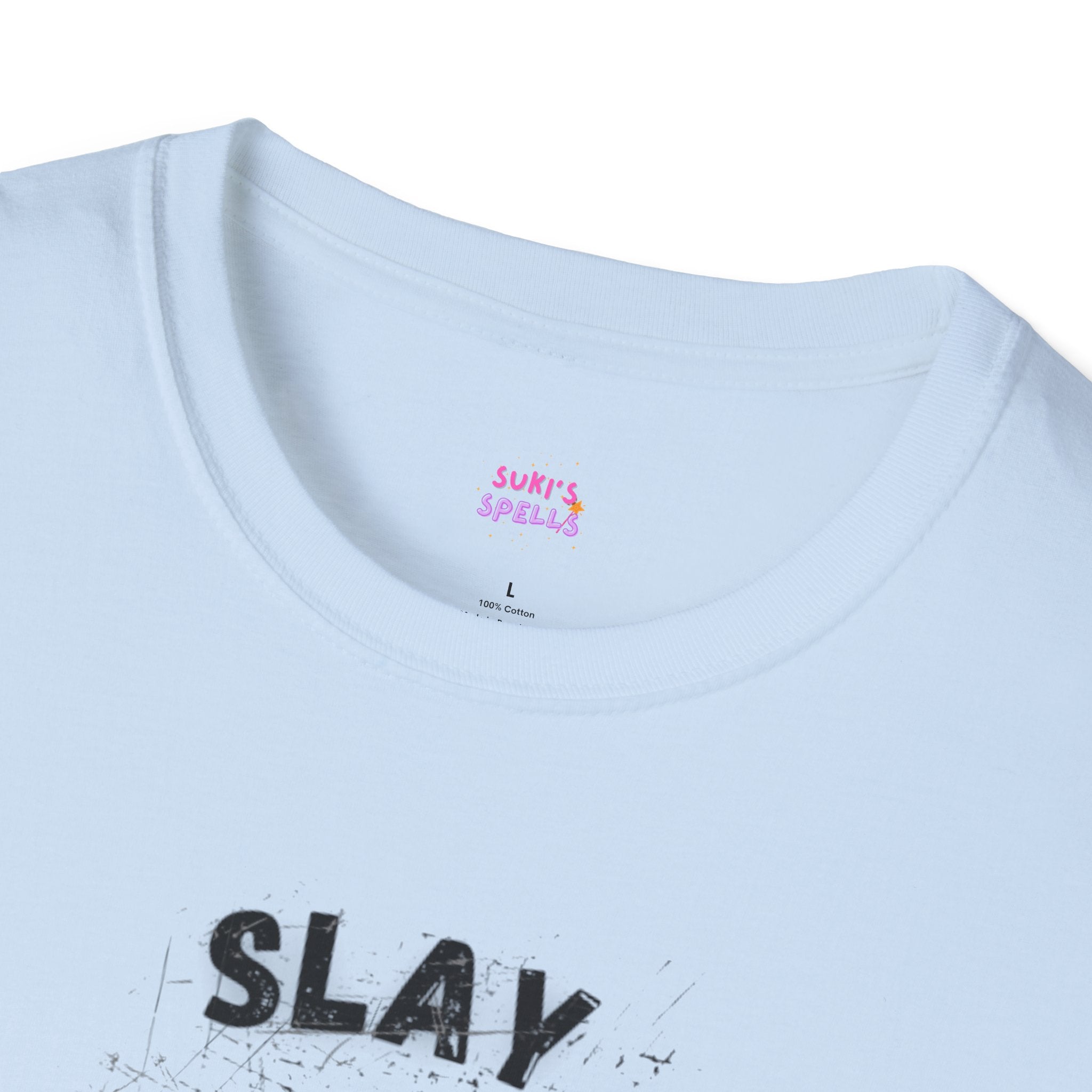 Slay The Day Tee - Unisex Softstyle T-Shirt, Everyday Wear, Fitness Apparel, Inspirational Quotes Shirt
