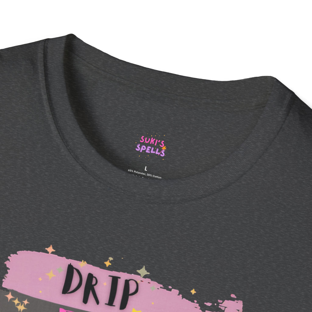 Drip Flip Spell Unisex Softstyle T-Shirt, Casual Tee, Gift for Trendsetters, Streetwear Style