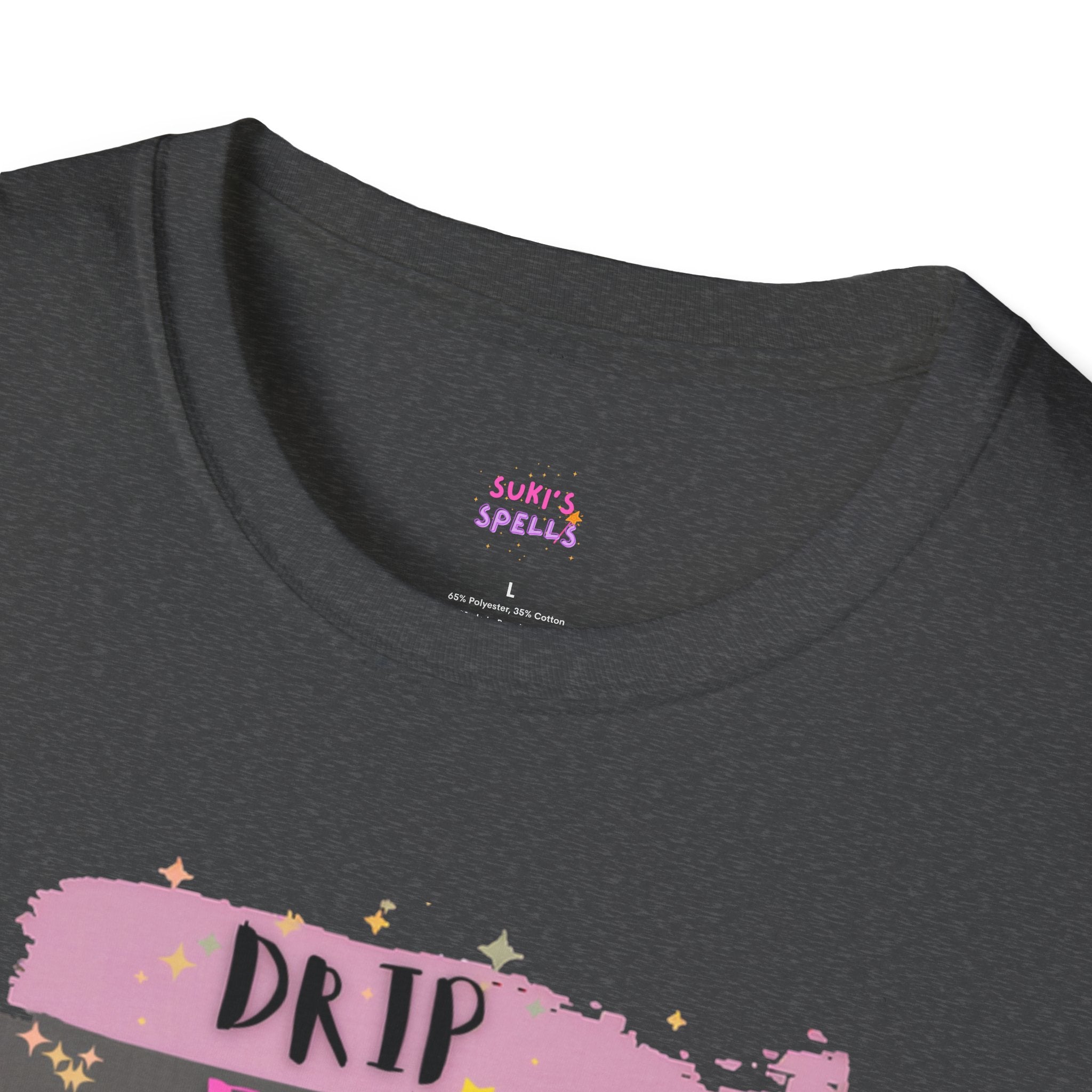 Drip Flip Spell Unisex Softstyle T-Shirt, Casual Tee, Gift for Trendsetters, Streetwear Style