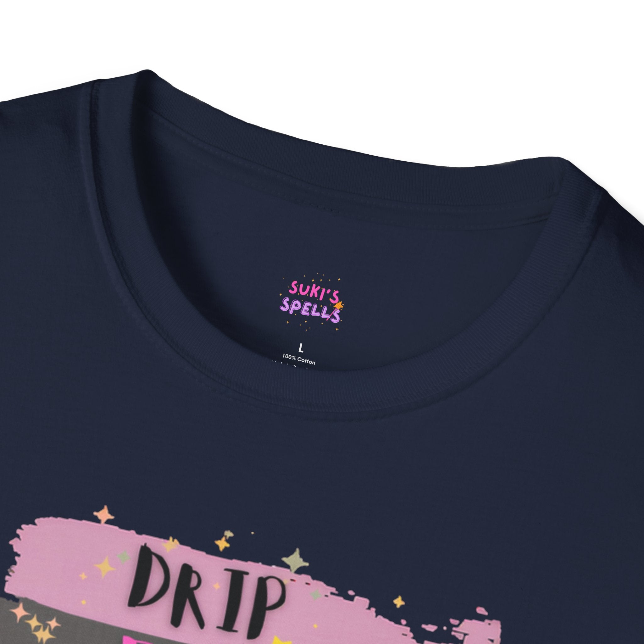 Drip Flip Spell Unisex Softstyle T-Shirt, Casual Tee, Gift for Trendsetters, Streetwear Style