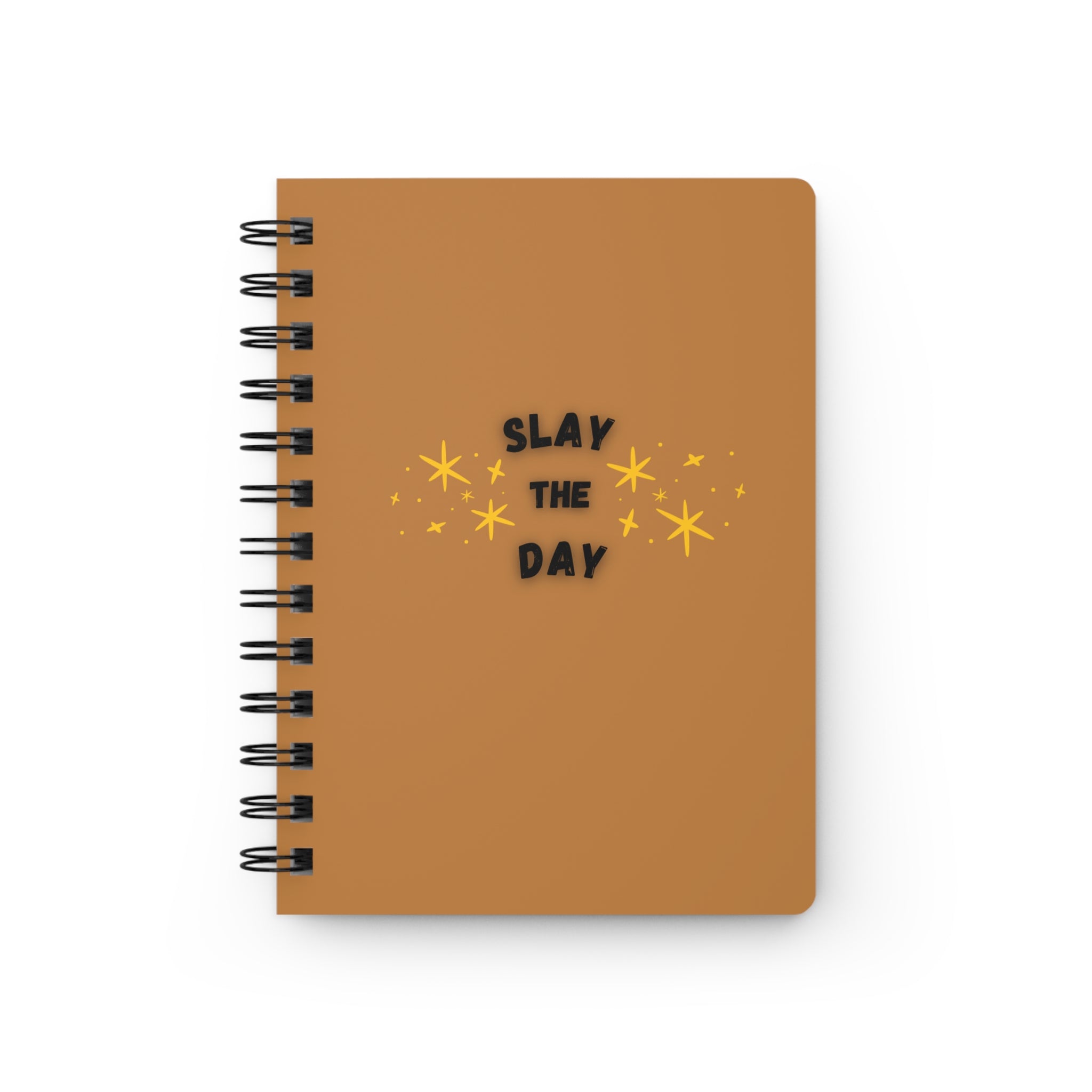 Slay the Day Spiral Bound Journal for Dreamers, Perfect for Self-Care, Goal Setting, and Daily Planning, Gifts for Students