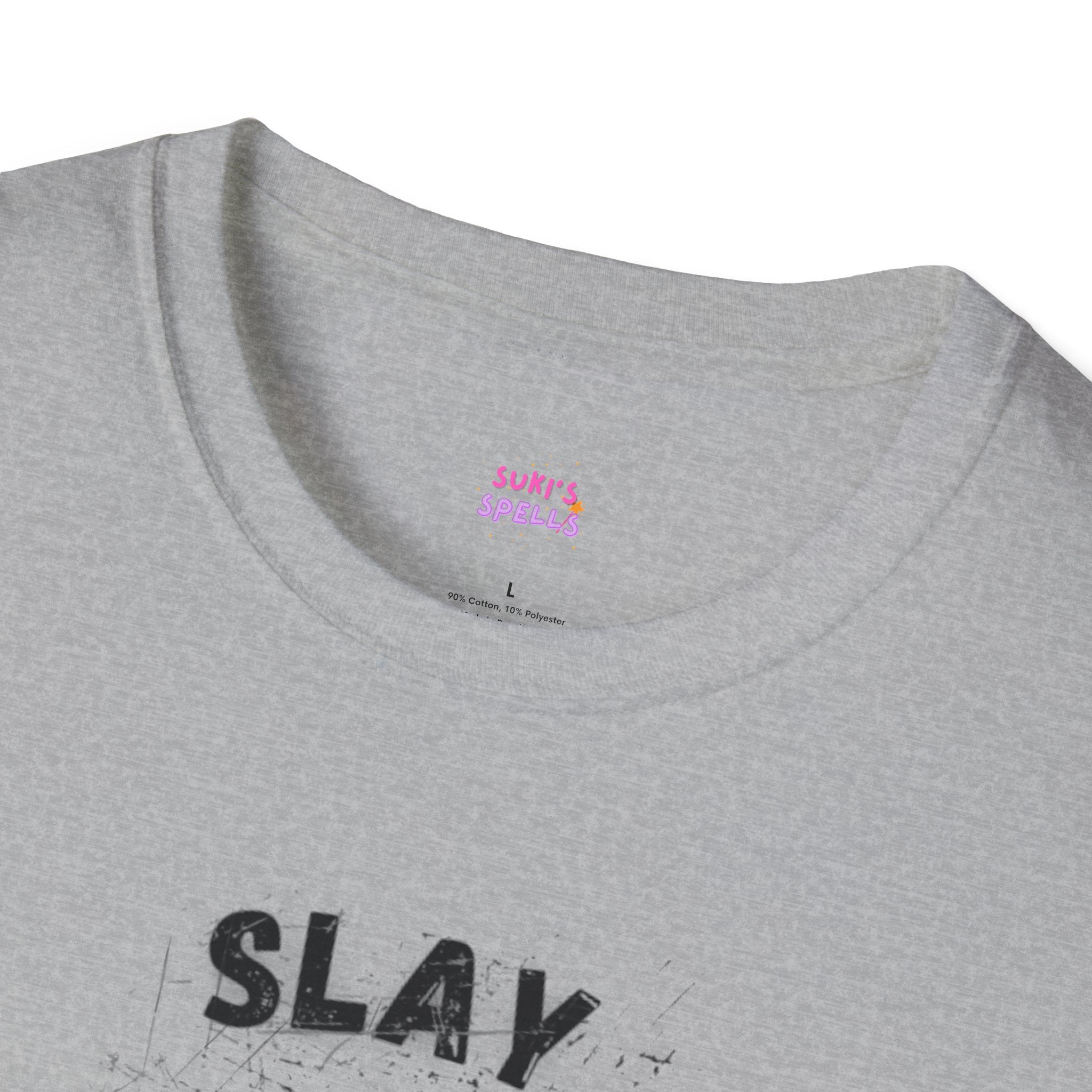 Slay The Day Tee - Unisex Softstyle T-Shirt, Everyday Wear, Fitness Apparel, Inspirational Quotes Shirt