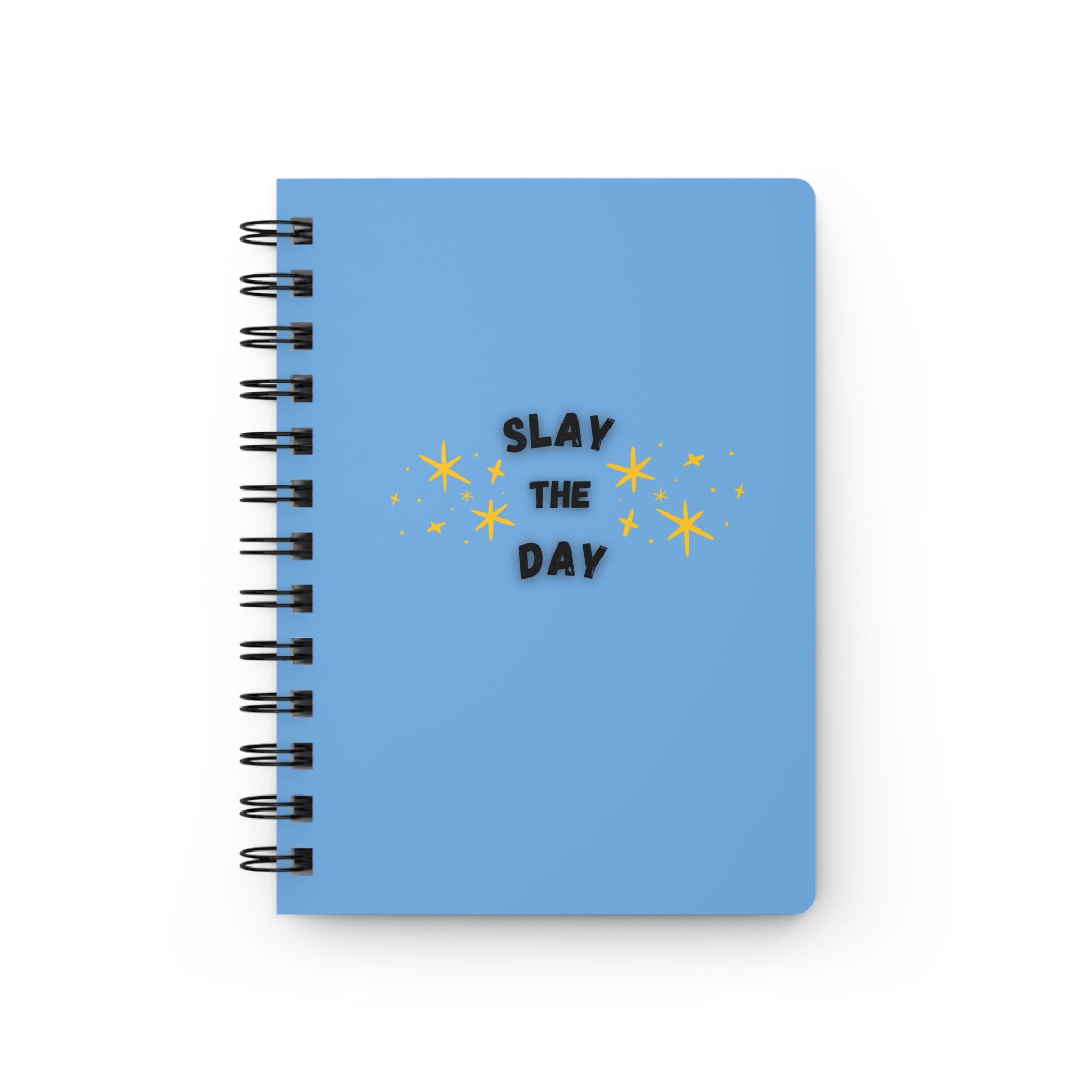 Slay the Day Spiral Bound Journal for Dreamers, Perfect for Self-Care, Goal Setting, and Daily Planning, Gifts for Students