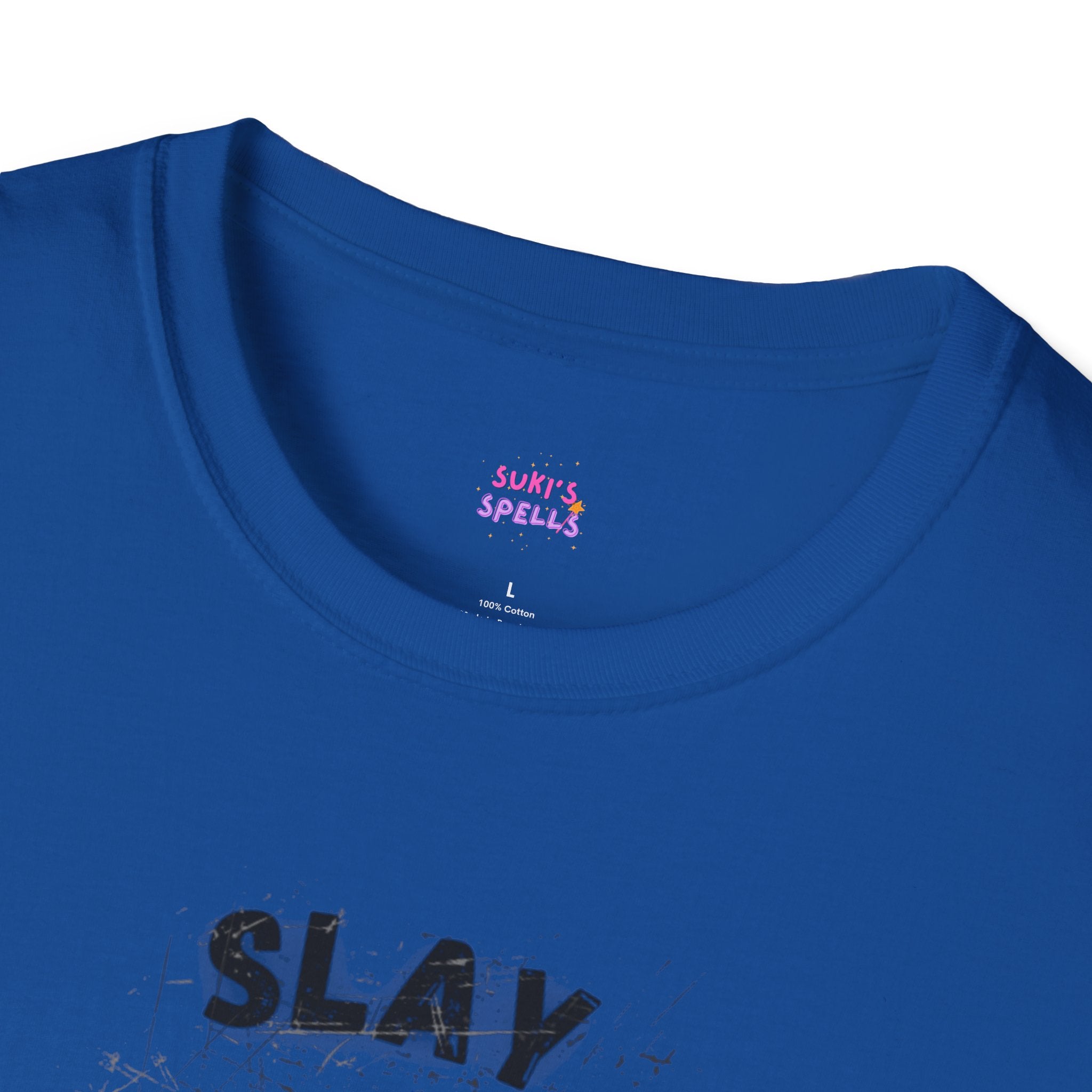 Slay The Day Tee - Unisex Softstyle T-Shirt, Everyday Wear, Fitness Apparel, Inspirational Quotes Shirt
