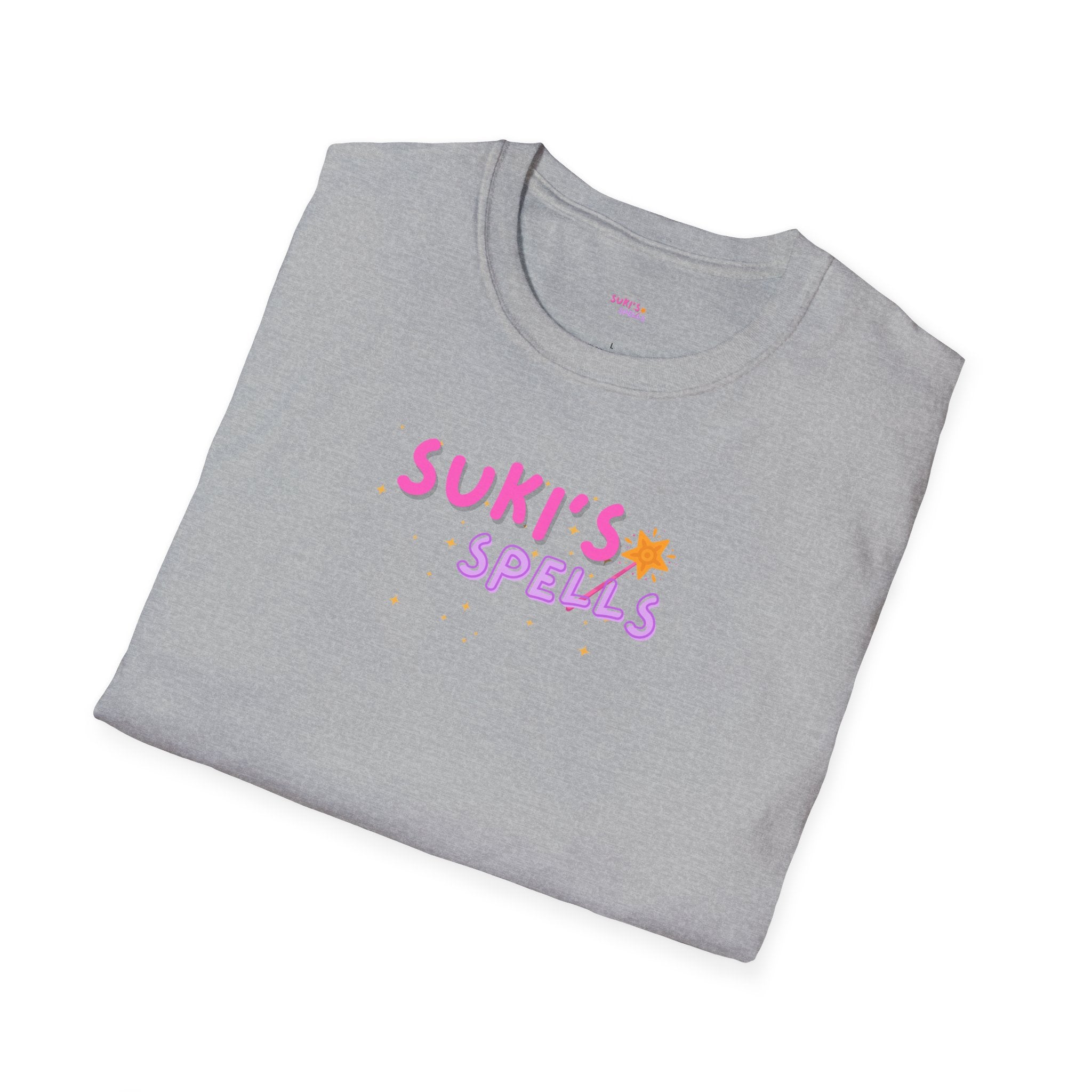 Suki's Spell T-Shirt, Unisex Softstyle Tee, Gifts, Casual Wear, Birthday Presents, Everyday Comfort