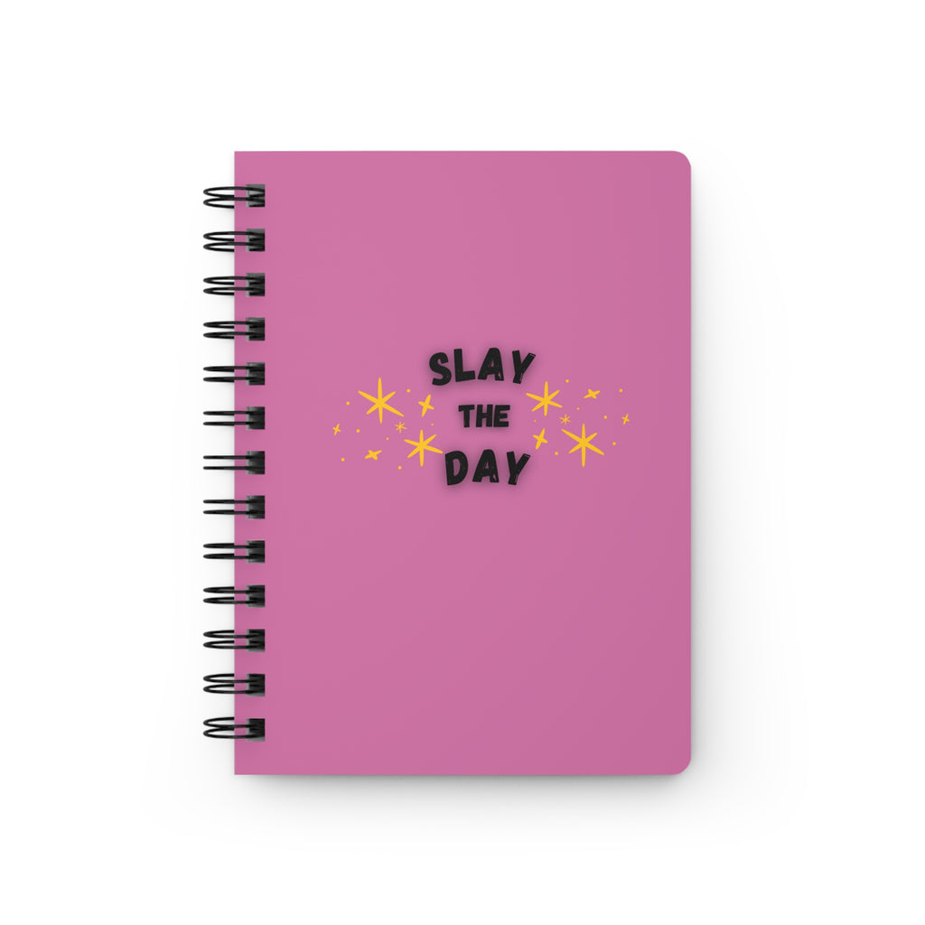 Slay the Day Spiral Bound Journal - Perfect for Creative Souls, Doodle Lovers, and Goal-Setting, Gifts for Friends, Self-Care Journal