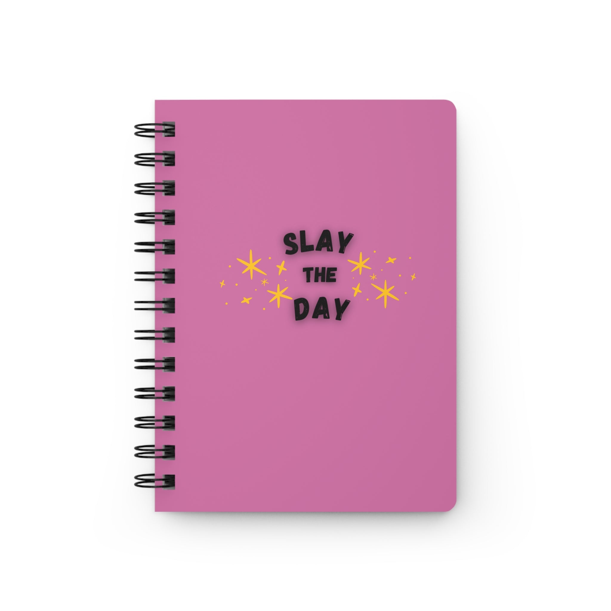 Slay the Day Spiral Bound Journal - Perfect for Creative Souls, Doodle Lovers, and Goal-Setting, Gifts for Friends, Self-Care Journal