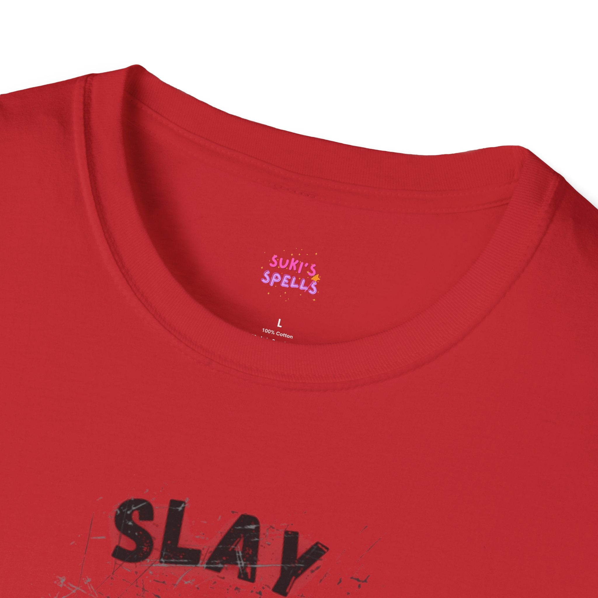 Slay The Day Tee - Unisex Softstyle T-Shirt, Everyday Wear, Fitness Apparel, Inspirational Quotes Shirt